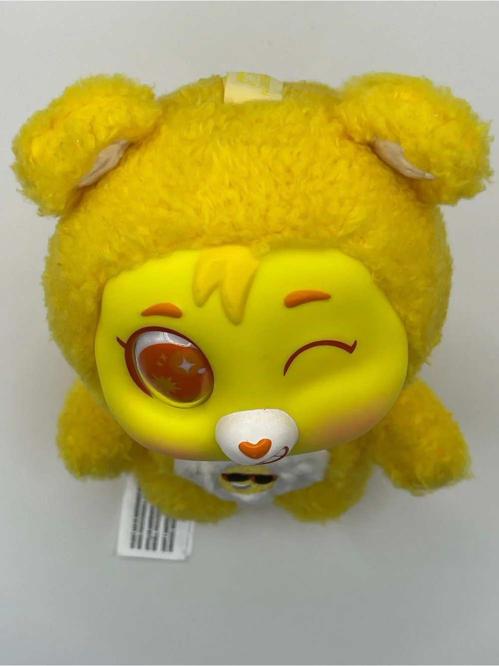 Care Bears Surprise Reveal Caring Cuties Plush- Yellow Funshine Bear